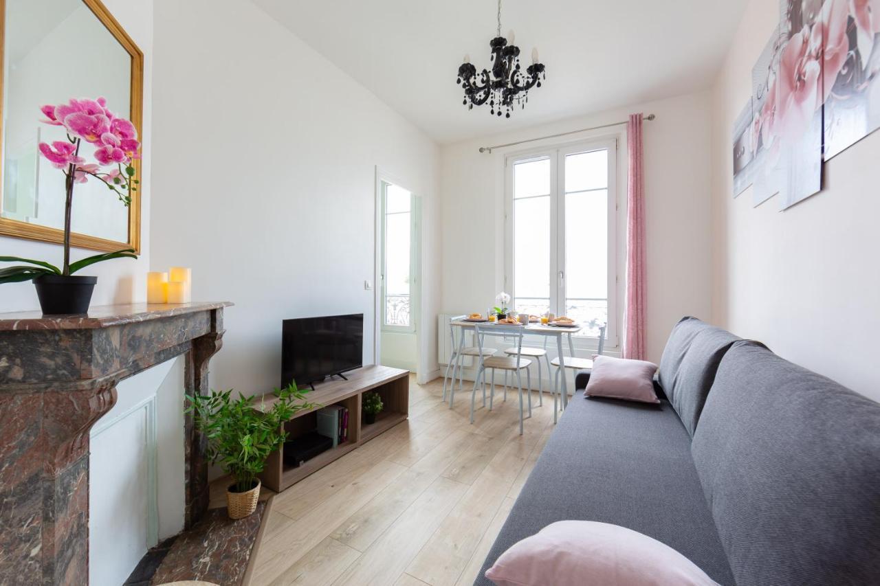 Le Charme Haussmannien-10 Min Paris Apartment อาร์ฌ็องเตย ภายนอก รูปภาพ